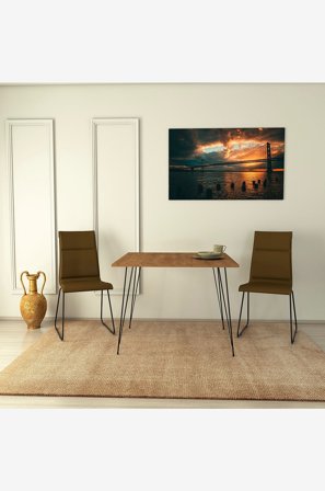 Hanah Home - Bord Sandalf Square Caucasian - Natur - Spiseborde - Fra Homeroom