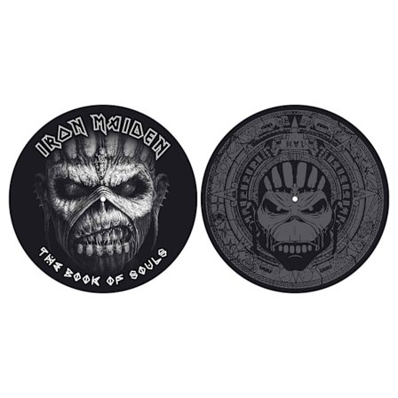 Iron Maiden The Book Of Souls Turntable Slipmat Set One Size Bl