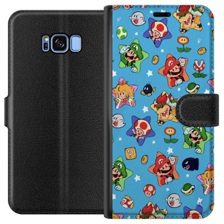 Kompatibelt Plånboksfodral till Samsung Samsung Galaxy S8 Nintendo Mario Mönster Switch Spel