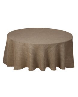 Pyöreä Alan-pöytäliina Ø200 Nougat