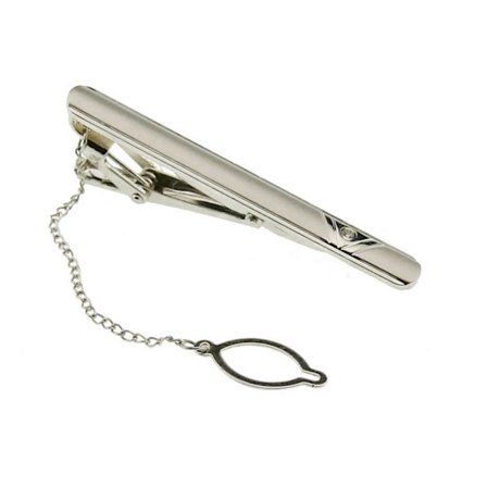 Slipsnål / Slipsklämma med kedja