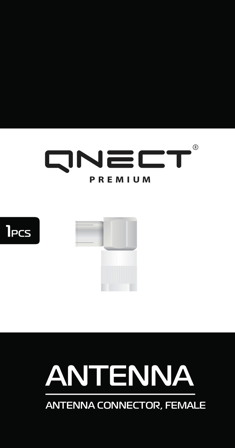 QNECT Antenna Connect KOKWI4 IEC female angled Class A+