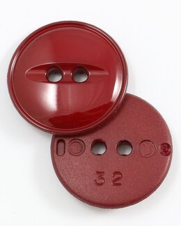 Knapp rød - 20 mm - New Old Company