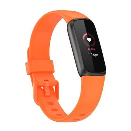 För Fitbit Luxe Silicone Color Buckle Watch Band