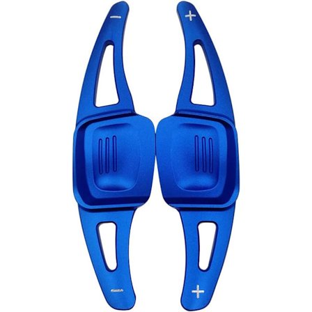 Blå-2 stk girhendler, girhendler i aluminium for ratt