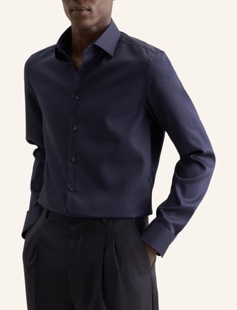 Seidensticker New Kent 98 Combi Cuff - Navy - 45