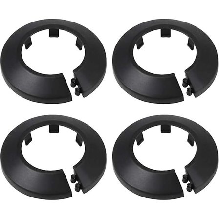 4 st väggfläns yttre diameter fläns enkel installation plast radiator escutcheon vattenrör avloppsrör lock krage väggrör lock dekoration Pi