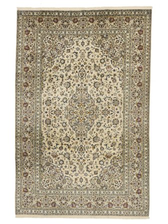 Anudada A Mano Keshan Alfombra 195X295 Oriental De Lana