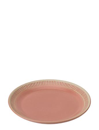 Kolorit, Tallerken Home Tableware Plates Dinner Plates Lyserød Knabstrup Keramik