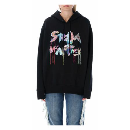Stella McCartney, Knitwear 6J00733Spw 89 Czarny, Kobieta, Rozmiar: S