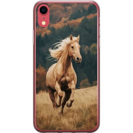 Kompatibel Mobilcover til Apple Apple iPhone XR Imponerende hest der galopperer gennem efterårsmiljøet med varme farver og en dyb følelse af nature