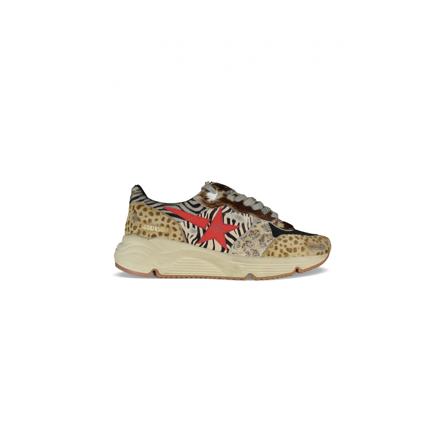 Golden Goose, Sneakers Beige, Dames, Maat:40 EU,leer,print