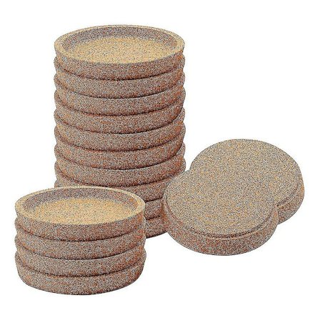 16 Pak Kork Underlag, 4 Tommer Absorberende Varmebestandige Runde Kork Underlag Til De Fleste Typer Kande