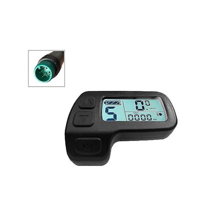Ebike Display Kt-lcd11 Mini Display 24v 36v 48v Vattentät Kontakt Elcykel Display För Kunteng Styrenhet Ebike Panel