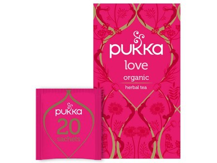 PUKKA Te Örtte Love 20/fp - Lyreco - Kök och servering - Kaffe och te - Te