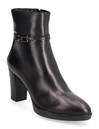 Woms Boots Shoes Boots Ankle Boots Ankle Boot - Heel Svart Tamaris