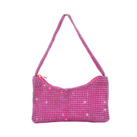 Glitter Skuldertasker til Kvinder Elegant Charmerende Håndtaske til Banketter Fester