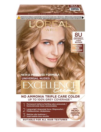 L'Oréal Paris L'oréal Paris Excellence Universal Nudes 8U Universal Light Blonde - Nude - ONE SIZE