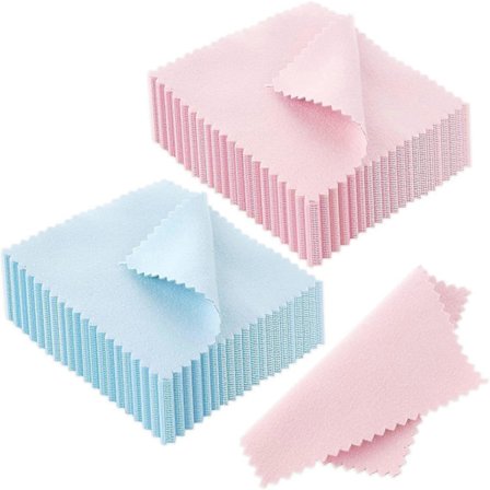 100 kpl korujen puhdistusliina, värikkäät korujen kiillotusliinat, korut