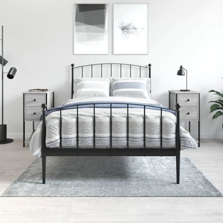 Maison Exclusive - Natborde 2 stk sonoma grå 32x42x70cm ingeniørtræ