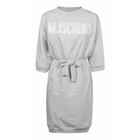 Moschino Dress , Grijs , Dames , Maat: S