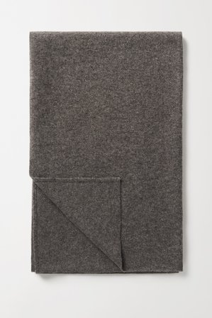 Soft Goat - Knitted Scarf - Cashmere scarf - One Size - Wood