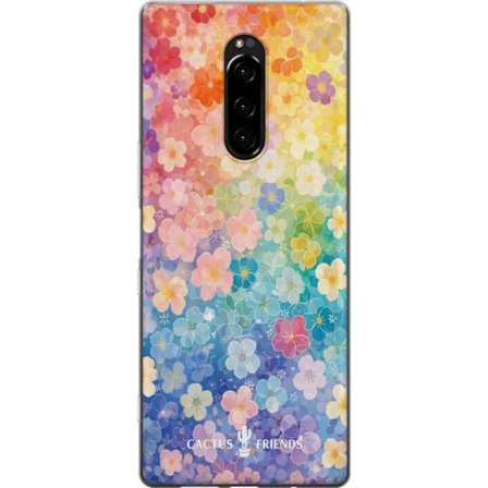 Kompatibel Mobilcover til Sony Sony Xperia 1 Cactus and Friends – RainbowBloom