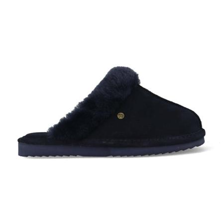 Warmbat Pantoffels Lismore Blauw-38 , Blauw , Dames , Maat: 38 EU