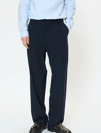 Matinique Machino Pleat Pants - Navy - 31