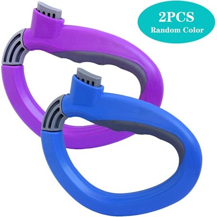 2 stk. Bærehåndtak for handleposer, plastposebærer, handleposeholder (tilfeldig farge)