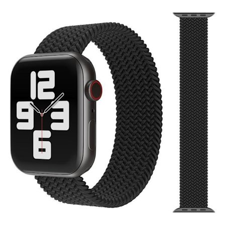 Apple Watch kompatibelt ARMBAND Elastiskt SVART 38/40/41 mm Black