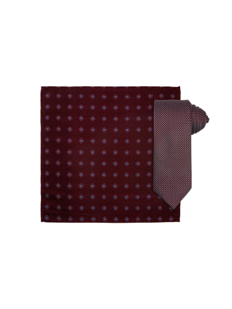 Santi silkeslips og lommetørkle