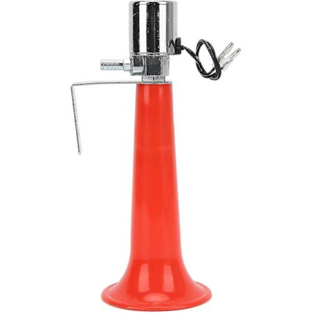 Universal Tyrkisk Fløjtehorn, 12v 24v Luft Horn til Lastbiler 180db Rød Horn Formål 12v/24v Caravan Tryk Biler Suvs Motorcykler Tyrkisk Fløjtehorn