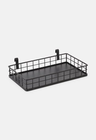 Åhléns Home Förvaringskorg med krokar KOSTER 23x13x4 cm Förvaring Svart ONESIZE