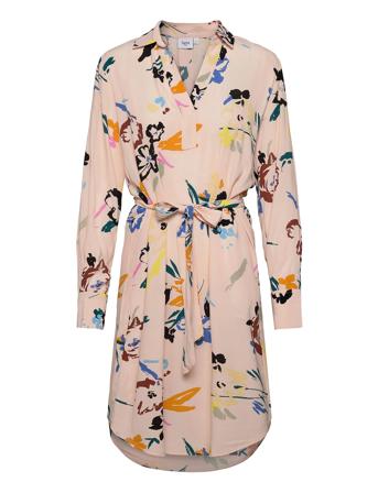 Fredasz Dress Knelang Kjole Rosa Saint Tropez*Betinget Tilbud
