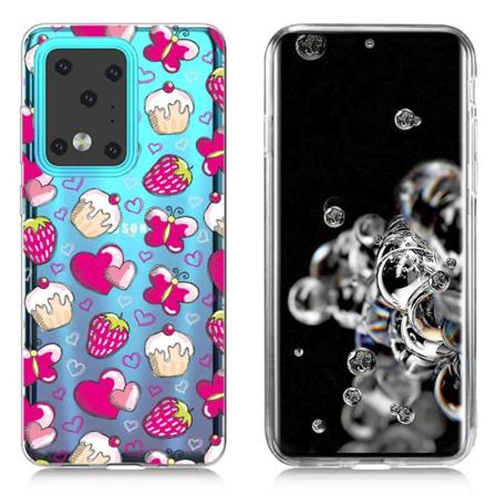 Deco Samsung Galaxy S20 Ultra kotelot - Kuppi Kakkuja Pink