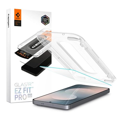 Spigen Galaxy S25 FE Härdat glas Skärmskydd EZ Fit Pro