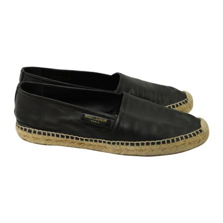 Yves Saint Laurent Vintage, Pre-owned Flats Zwart, Dames, Maat:40 EU