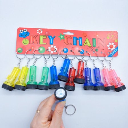 6 kpl Mini taskulamppu avaimenperävalo LONG LONG