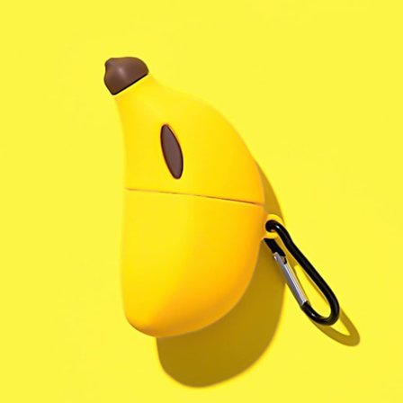 Sött fodral för AirPods 1/2, fodral + krok, mjukt silikondesign Stöttåligt skyddsfodral Blå,XL