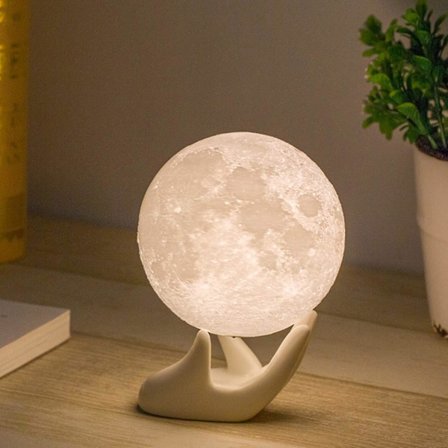 Moon Lamp Moon Light Night Light Compatible With Kids Gift Compatible With Women Usb Charg