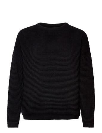 Onljules Zl L/S Loose Pullover Cc Knt Black ONLY