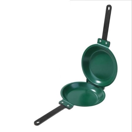 Dobbelt Sid Steke Panne Grønn Nonstick Rør Steke Panne med keramikk Belegg Pannekake Maker