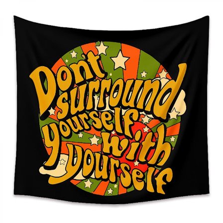 Wekity Vægtæppe Æstetisk Kunst Hjem Baggrundstof Dekoration Gave Farverigt Vægtæppe til Stue Soveværelse Dekoration (248, 51 X 59 Tommer)