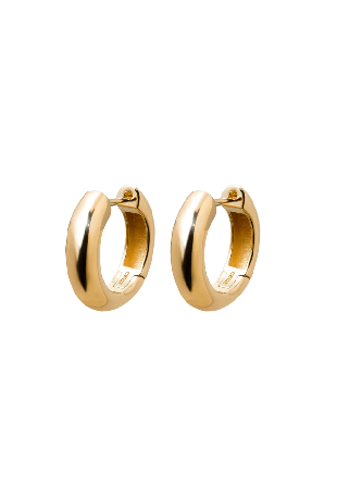 Charlotte Bonde STHLM Timeless Chunky Hoops Smycken & klockor Dam Guld ONESIZE