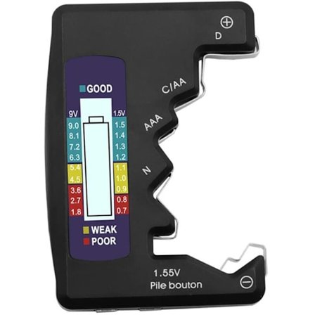 Digital batteritester, universell tester, LCD-skjermtester for AA5