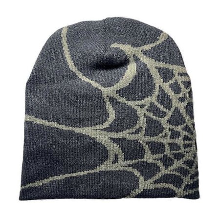 Y2k Hue Spider Web Hat Y2k Strikket Hue Skullies Hue Spider Web Hue Baggy Slouchy Hue Hovedbeklædning
