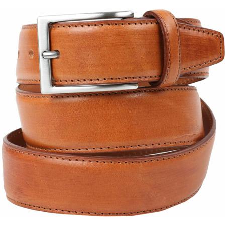 Profuomo, Riem Bruin, Heren, Maat:95 CM,leer