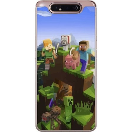 Kompatibelt Mobilskal till Samsung Samsung Galaxy A80 MineCraft