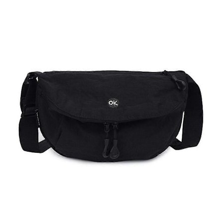 Casual Crossbody Veske dumpling veske horisontal skulderveske for kvinner